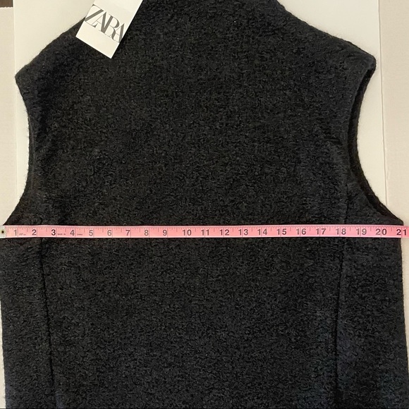 NEW Zara Black Textured Top - Picture 9 of 11